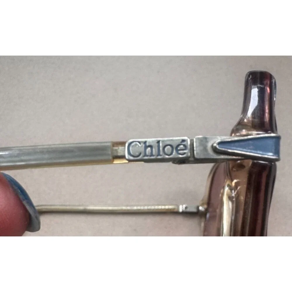 Vintage Chloe Lunettes 102-301 Y2K Sunglasses Frames Petite/Short RX Please Read